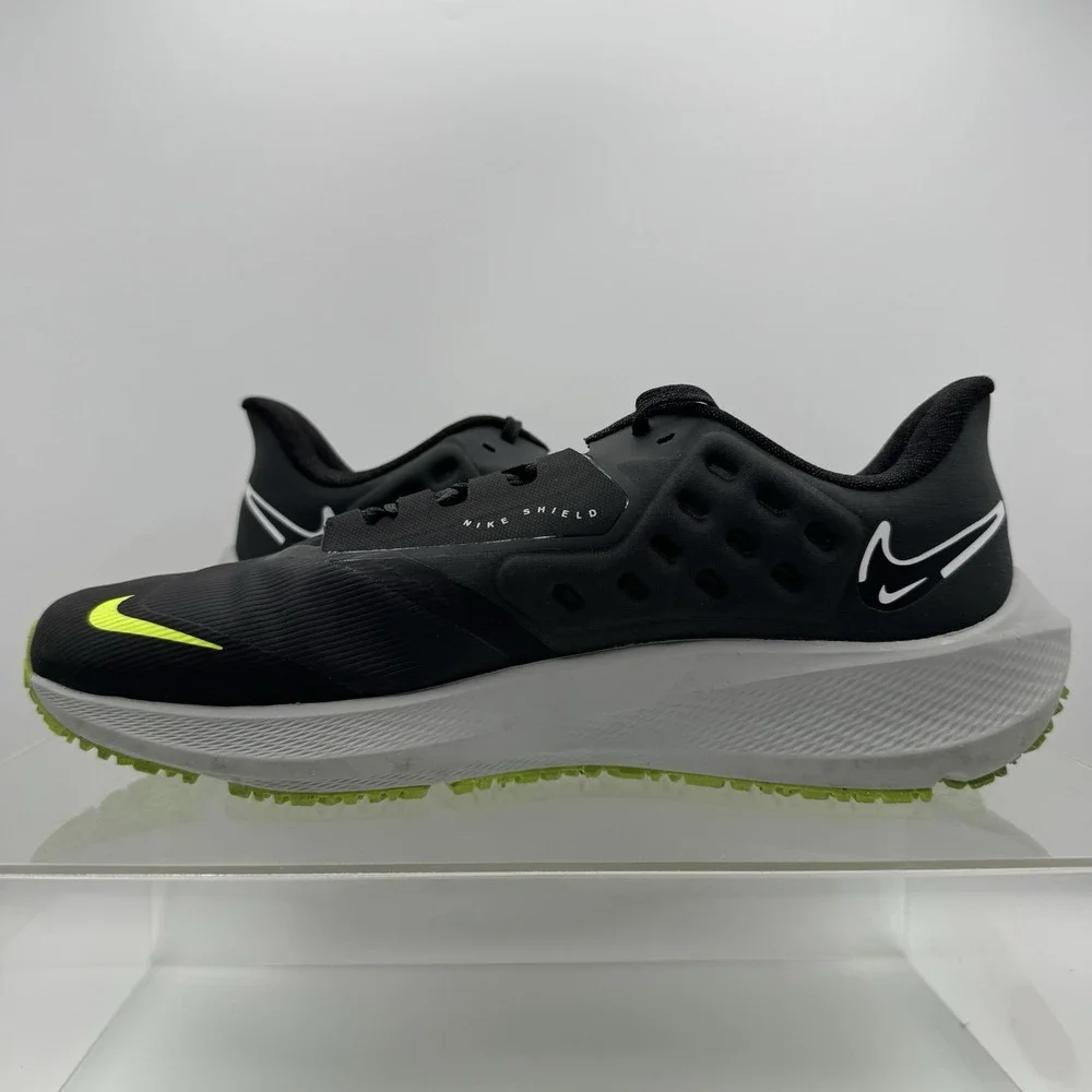 Nike Pegasus 39 Shield DO7625-002 Black Running Shoes Water Resistant Men's 10